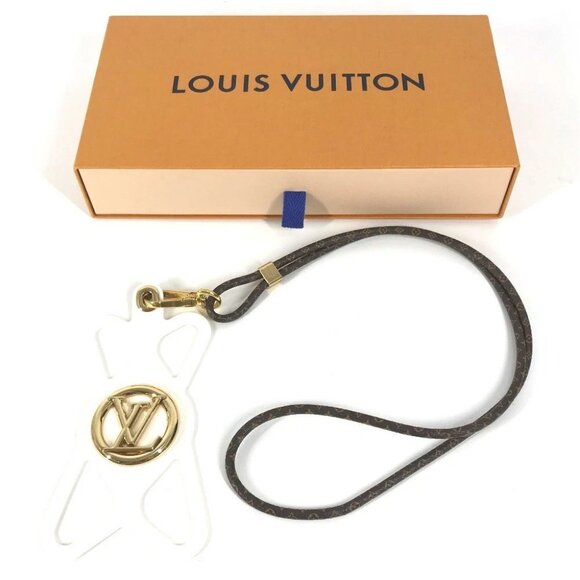 LOUIS VUITTON M68962 Monogram Phone holder Louise Phone Shoulder Strap case - Picture 1 of 16